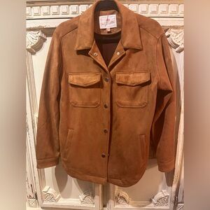 1 Sunset Lane Faux Suede Jacket